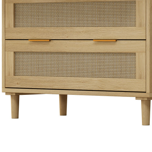 chic rattan cabinet.