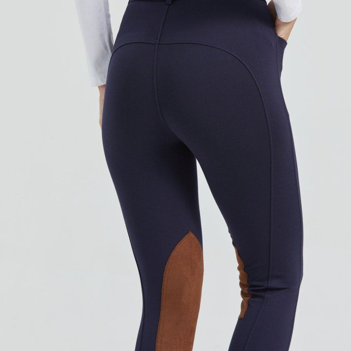 Equestrian Half Leather Wear-resistant Non-slip Pants