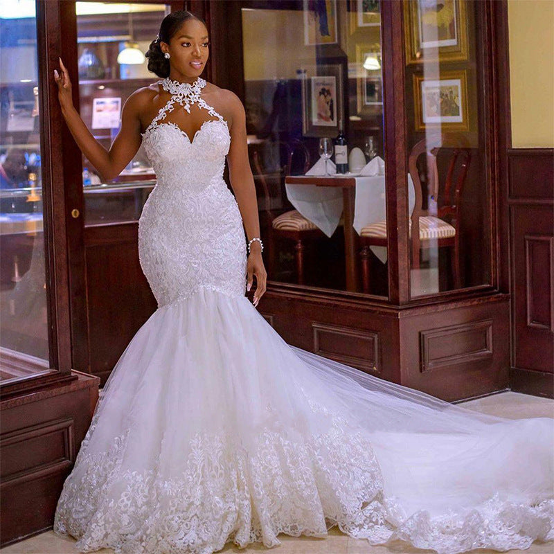 WeTwo Beaded Lace Mermaid c