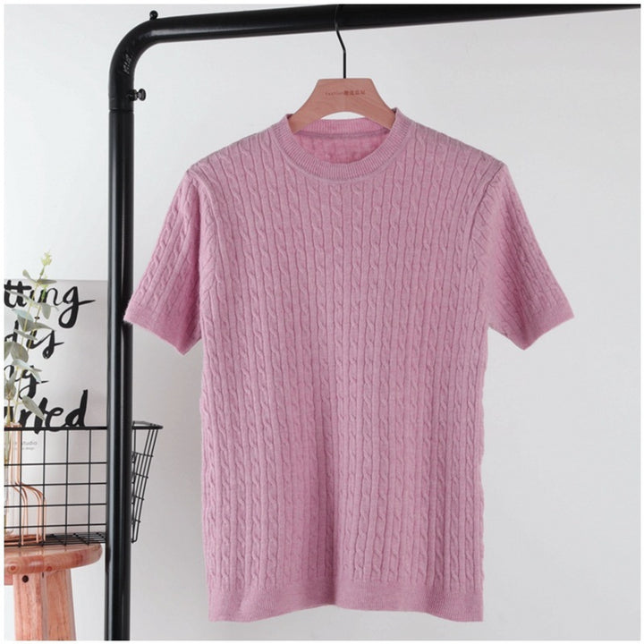 Women's Pullover Knitted Bottom Shirt