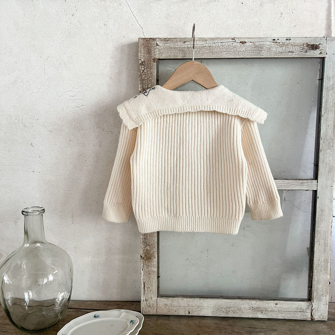 Fashion Polo Collar Sweater Coat