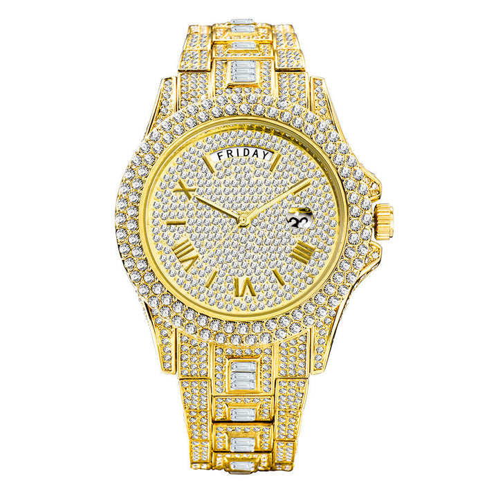 Fashion High-End Dual Calendar Couple Matching Watches