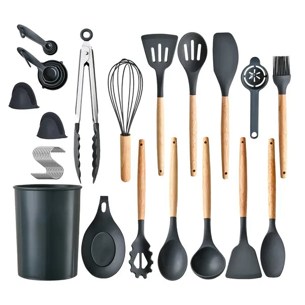 Complete Kitchen Utensil Collection - 35 Piece Starter Set