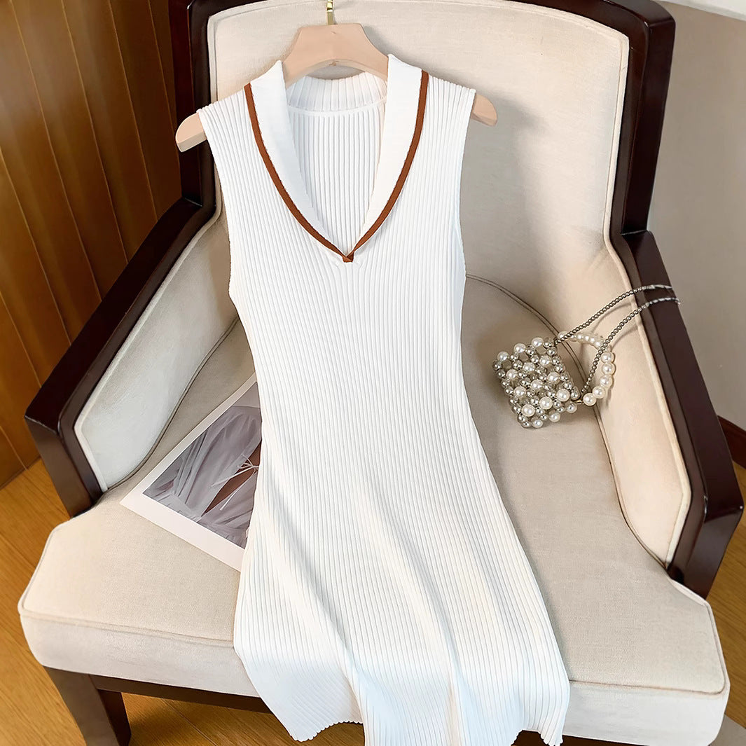 European And American Summer Knitted Dress