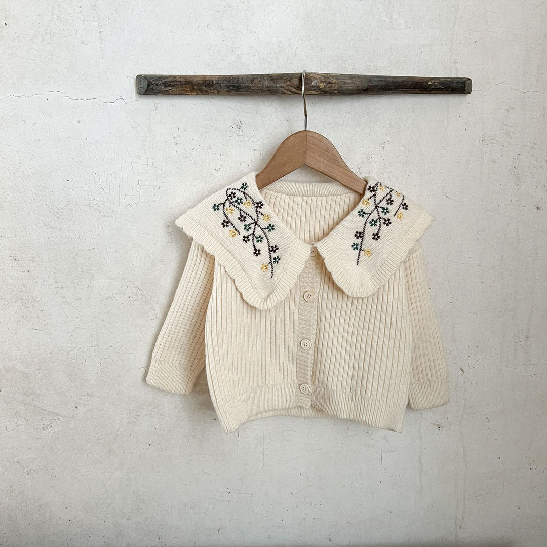 Fashion Polo Collar Sweater Coat