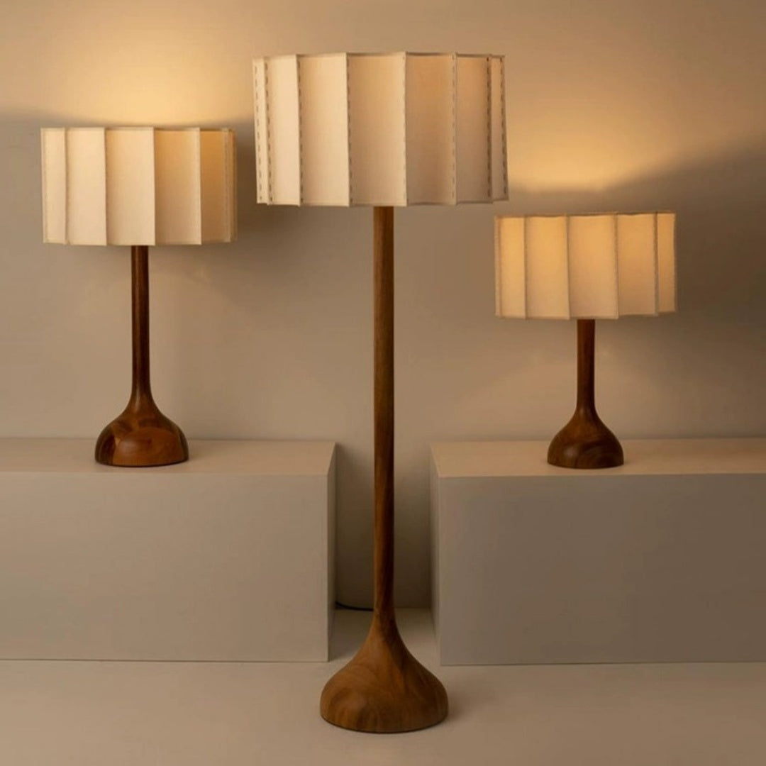 Japanese wood lamp.