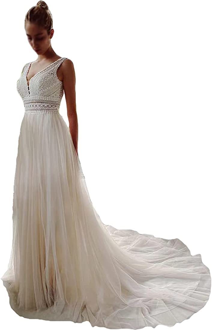Lace Light See-through Wedding Dress