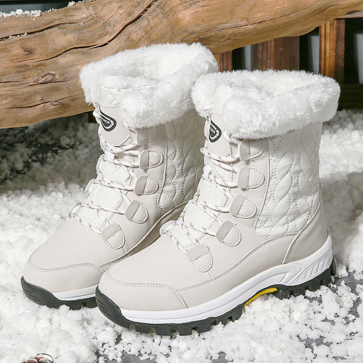 Velvet Snow Boots