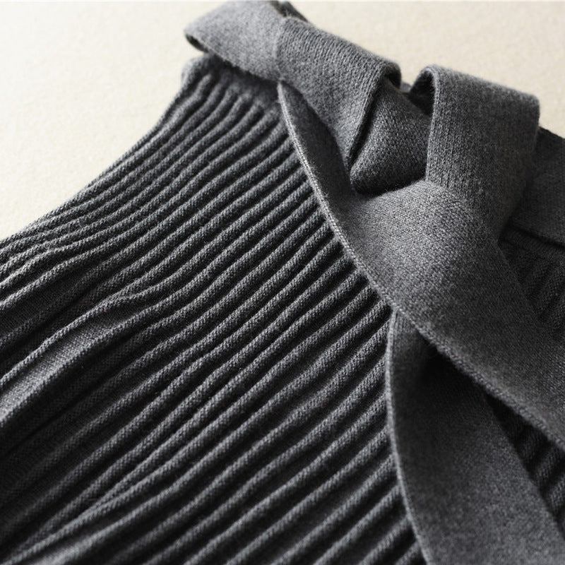 Knit bottom skirt