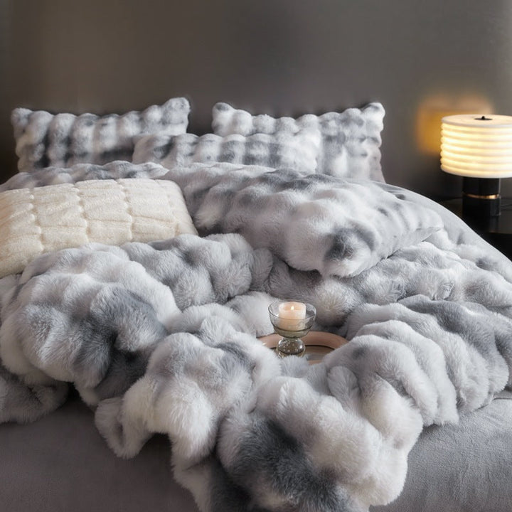 Fur Velvet Four-Piece Bedding Set