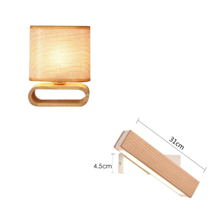 Nordic bedside lamp.