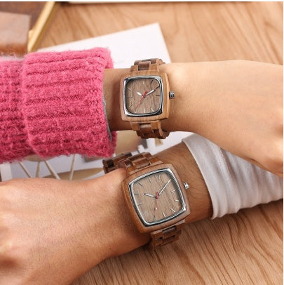 Chic Bamboo Watch for Couples