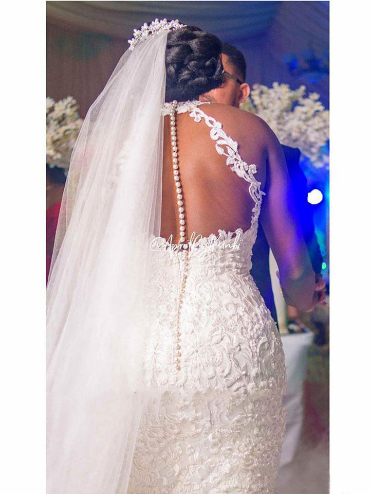 Sexy Beaded Mermaid Bridal Dress