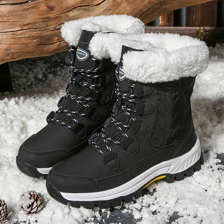 Velvet Snow Boots