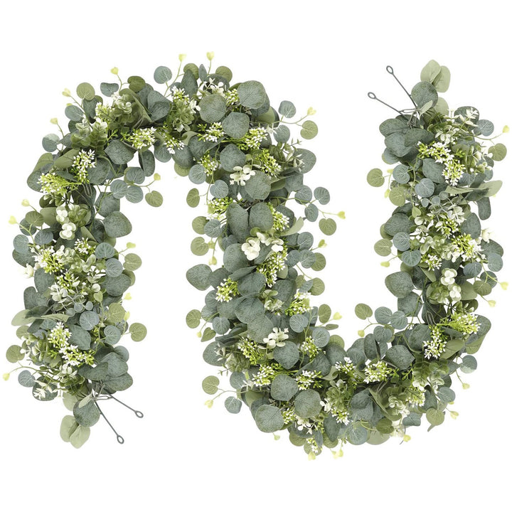 Artificial Eucalyptus Leaves Berry Vine Zamioculcas Leaves Rattan
