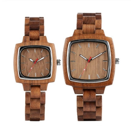 Chic Bamboo Watch for Couples