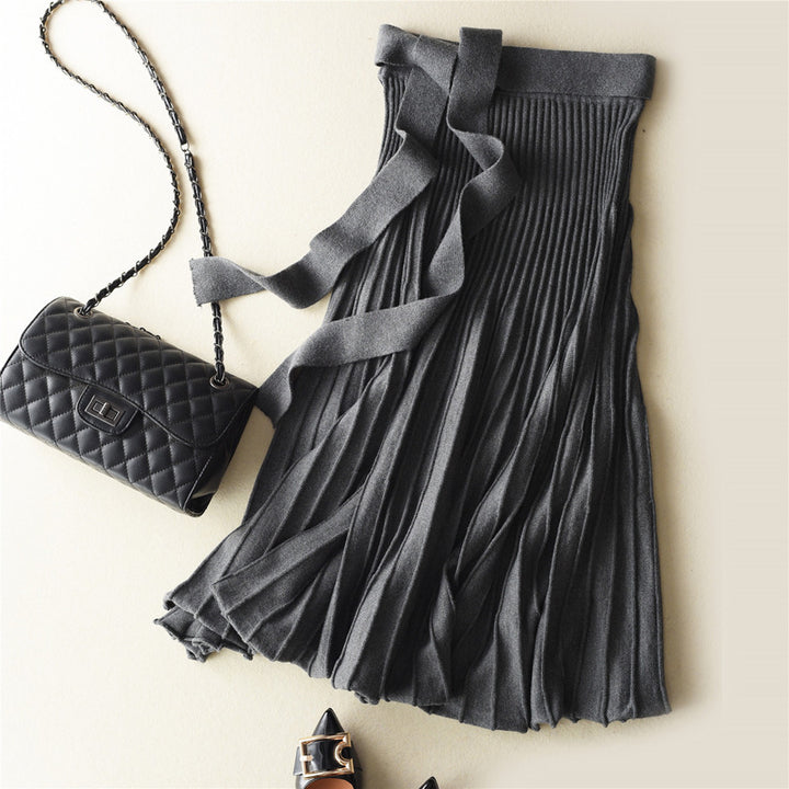 Knit bottom skirt