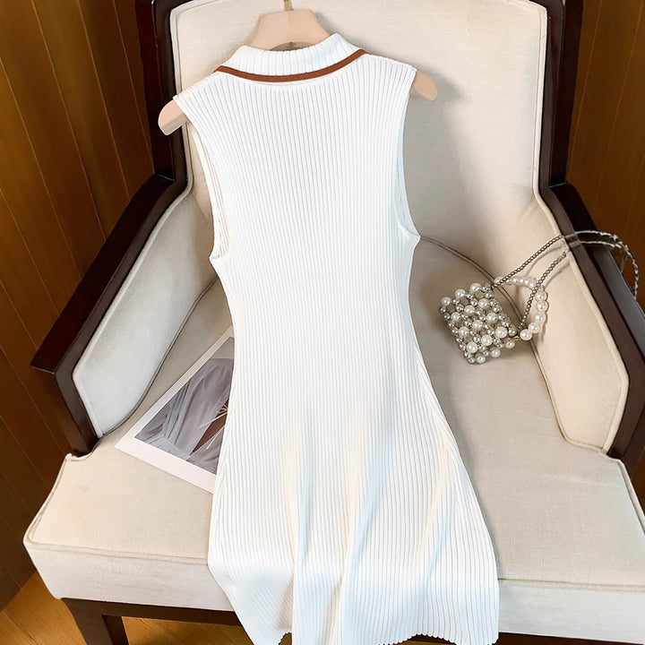 European And American Summer Knitted Dress