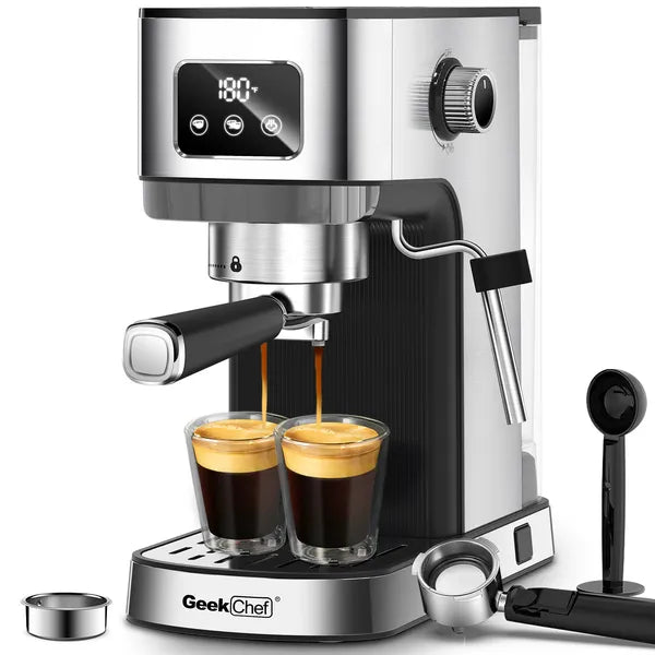 Geek Chef Espresso Machine, Cappuccino & Latte Machine