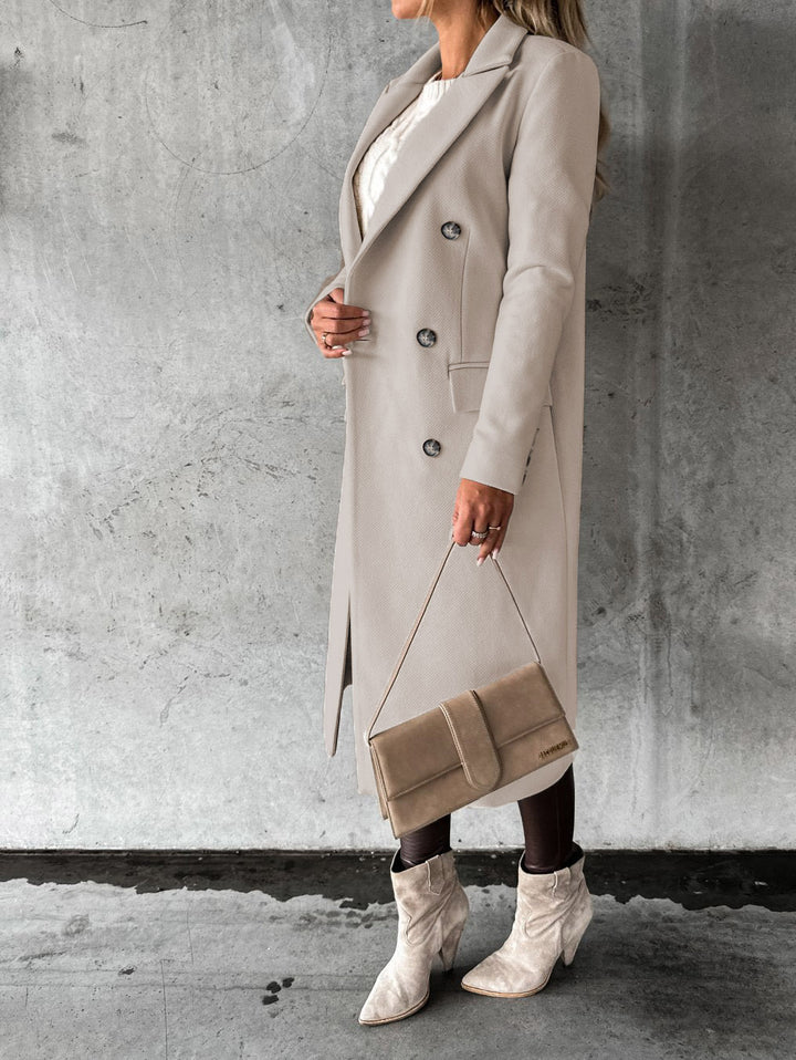 Lapel Long Coat