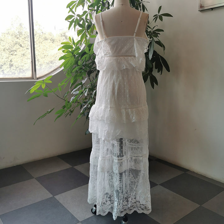 New Sexy Lace Suspender Dress