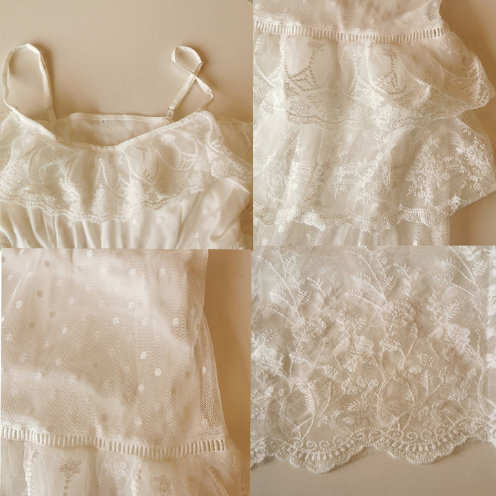 New Sexy Lace Suspender Dress