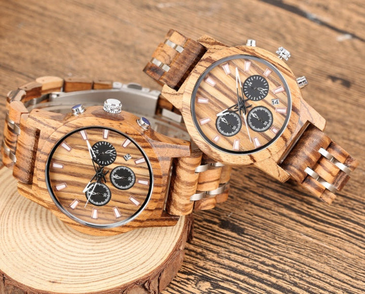 Couple Wooden Quartz Watch Fashion