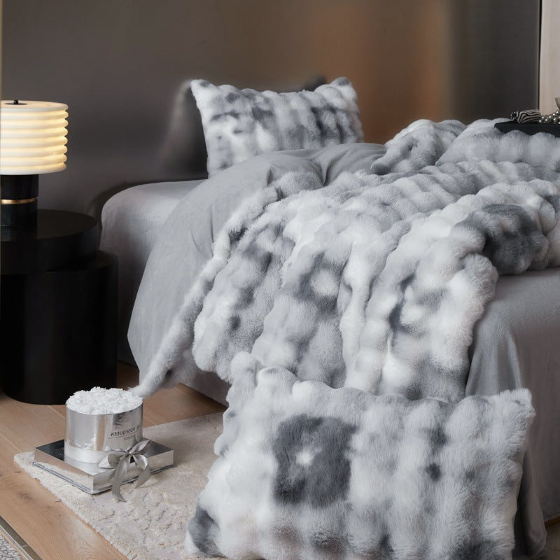 Fur Velvet Four-Piece Bedding Set