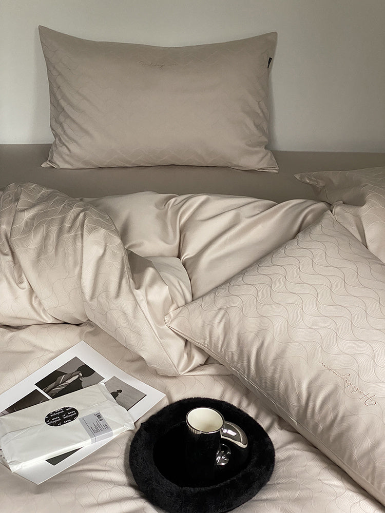 Long-Staple Cotton Bed Four-Piece Set – Modern Simplicity