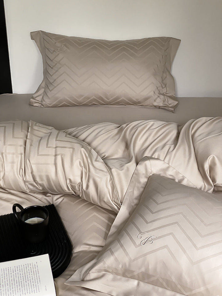 Long-Staple Cotton Bed Four-Piece Set – Modern Simplicity