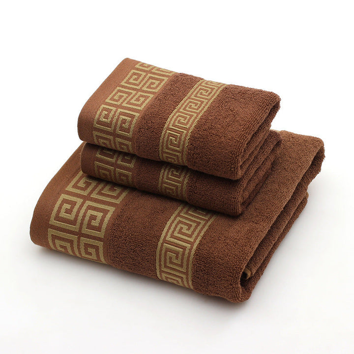 Cute Couple Towels Gift Box - Three-Piece Set