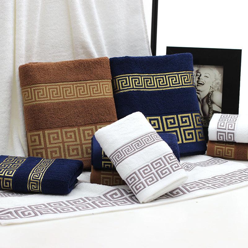 Cute Couple Towels Gift Box - Three-Piece Set