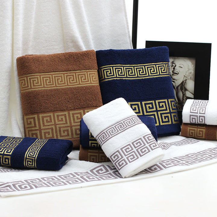 Cute Couple Towels Gift Box - Three-Piece Set