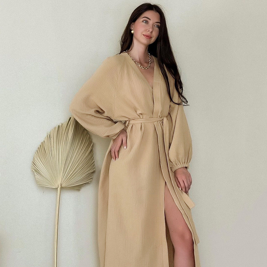 Fashionable And Comfortable Skin-friendly Thin Nightdress Long Skirt