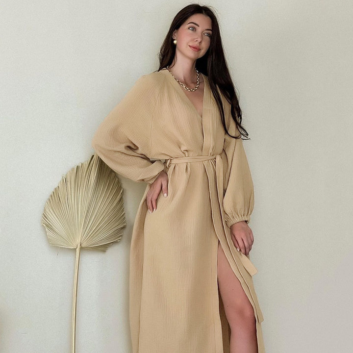 Fashionable And Comfortable Skin-friendly Thin Nightdress Long Skirt