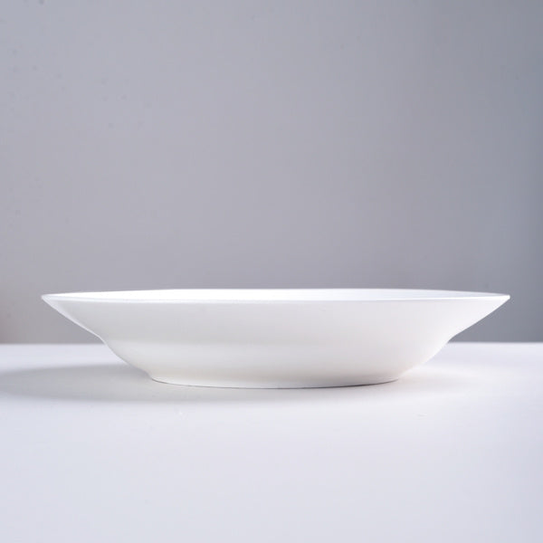 White Soup Plate, Dinner Plate 6 Pieces