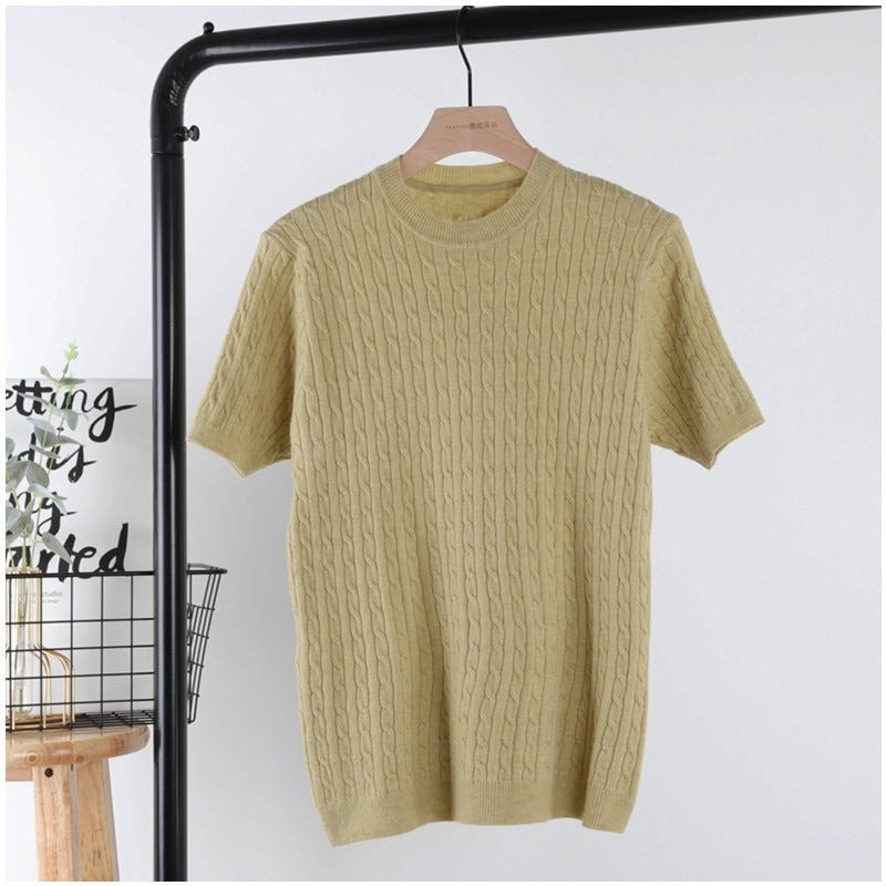Women's Pullover Knitted Bottom Shirt