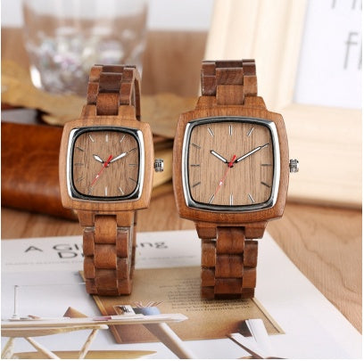 Chic Bamboo Watch for Couples