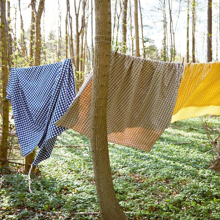 JUNA Bæk&Bølge Duvet Cover Set, King, Grey/Birch