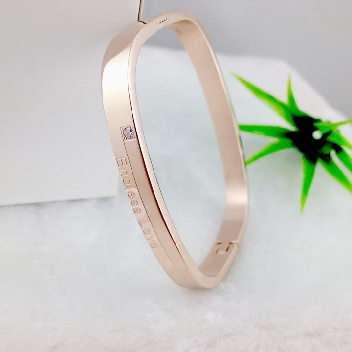Matching Couple Titanium Steel Bracelets