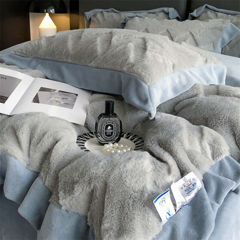 Luxe Milk Fleece 4-Piece Bedding Set
