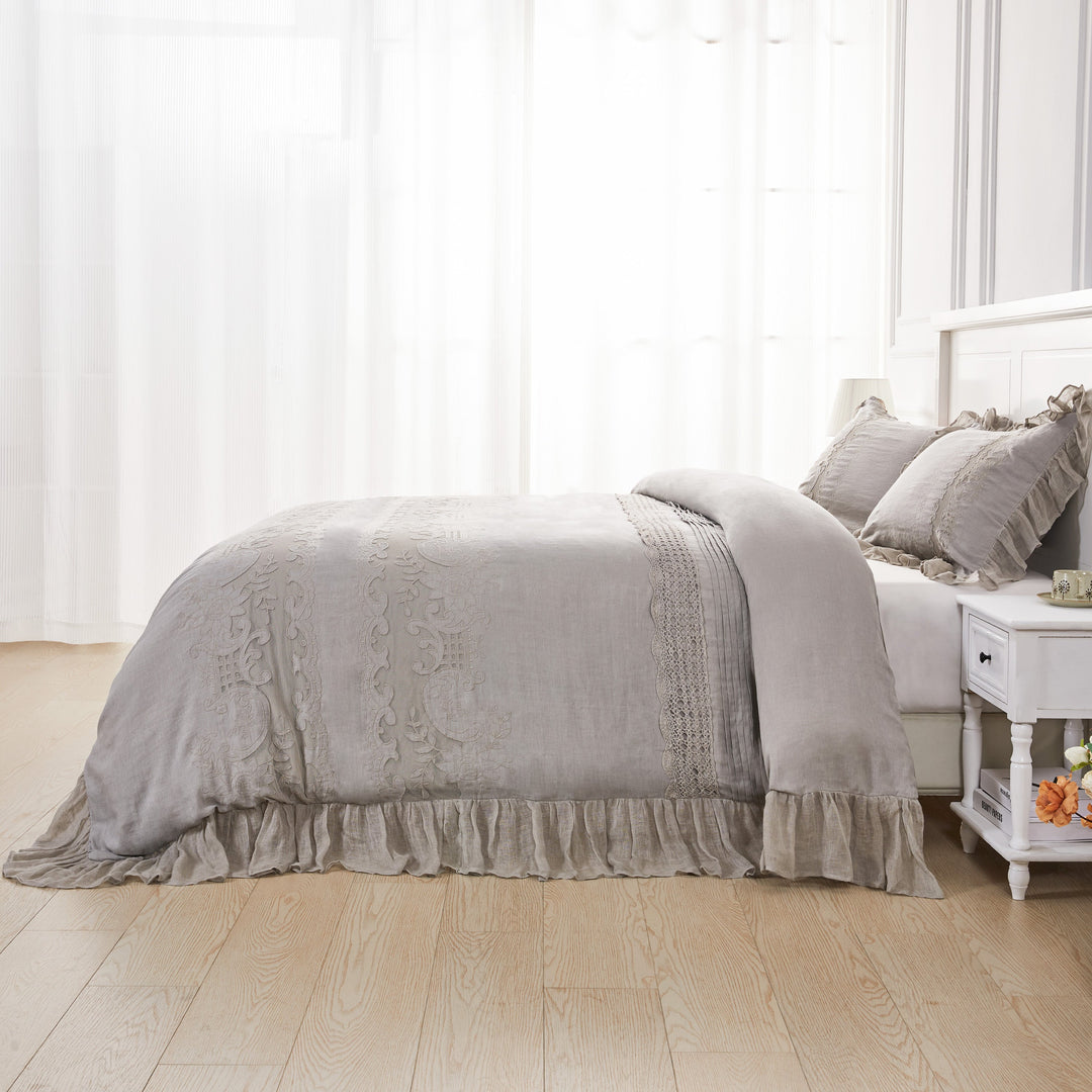 Tabitha Linen Duvet Cover Set