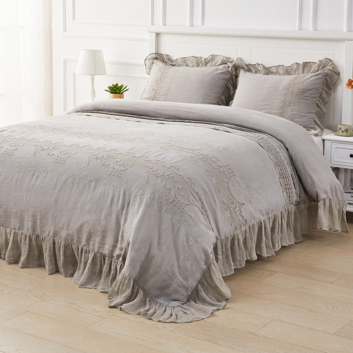 Tabitha Linen Duvet Cover Set