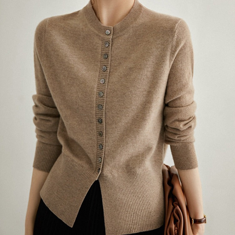 Knitted Cardigan Sweater.