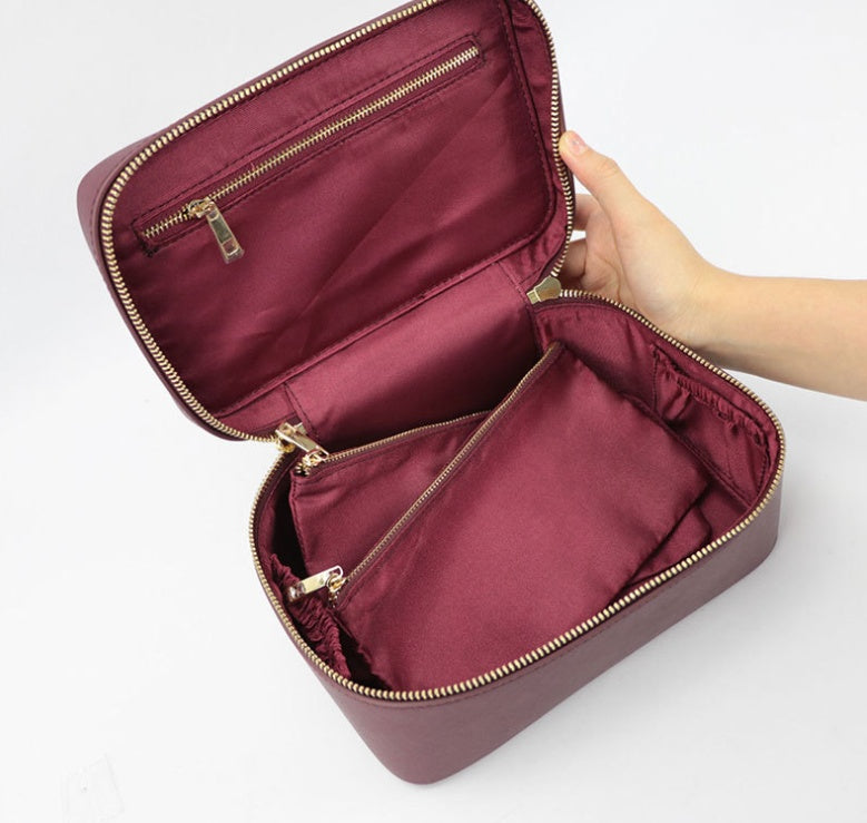 Fashion Genuine Leather Cross Pattern Bag