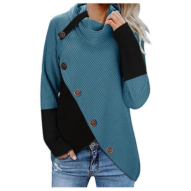 autumn button sweater