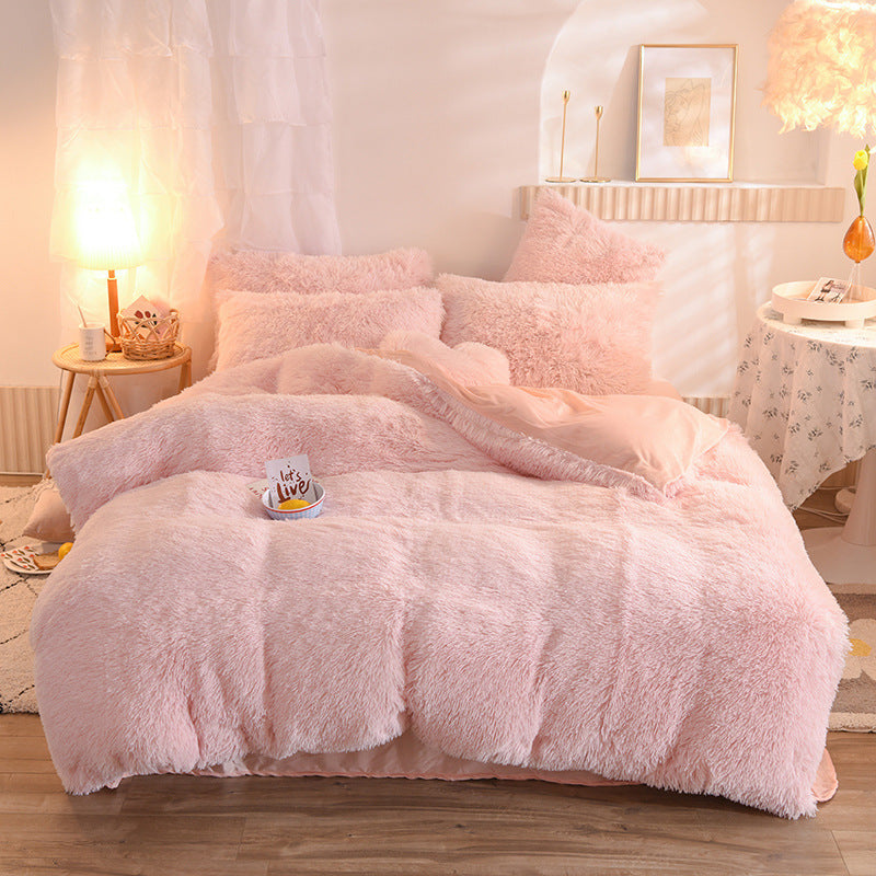 Luxury Thick Fleece Duvet Cover Bedding Set – Ultimate Winter Comfort