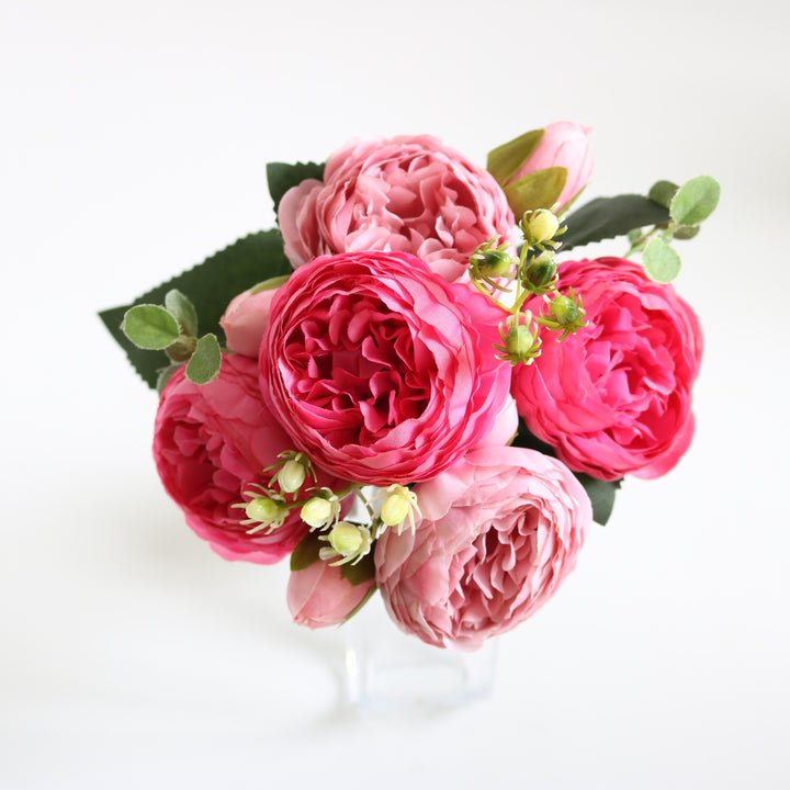 Simulation 5 Small Peony Wedding Home Artificial Flower Ornamental Flower
