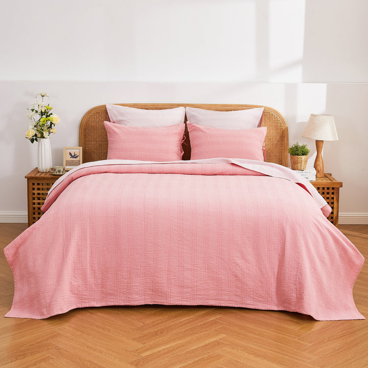 Hand Stitched Reversible Kantha Coverlets