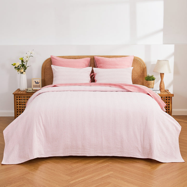 Hand Stitched Reversible Kantha Coverlets